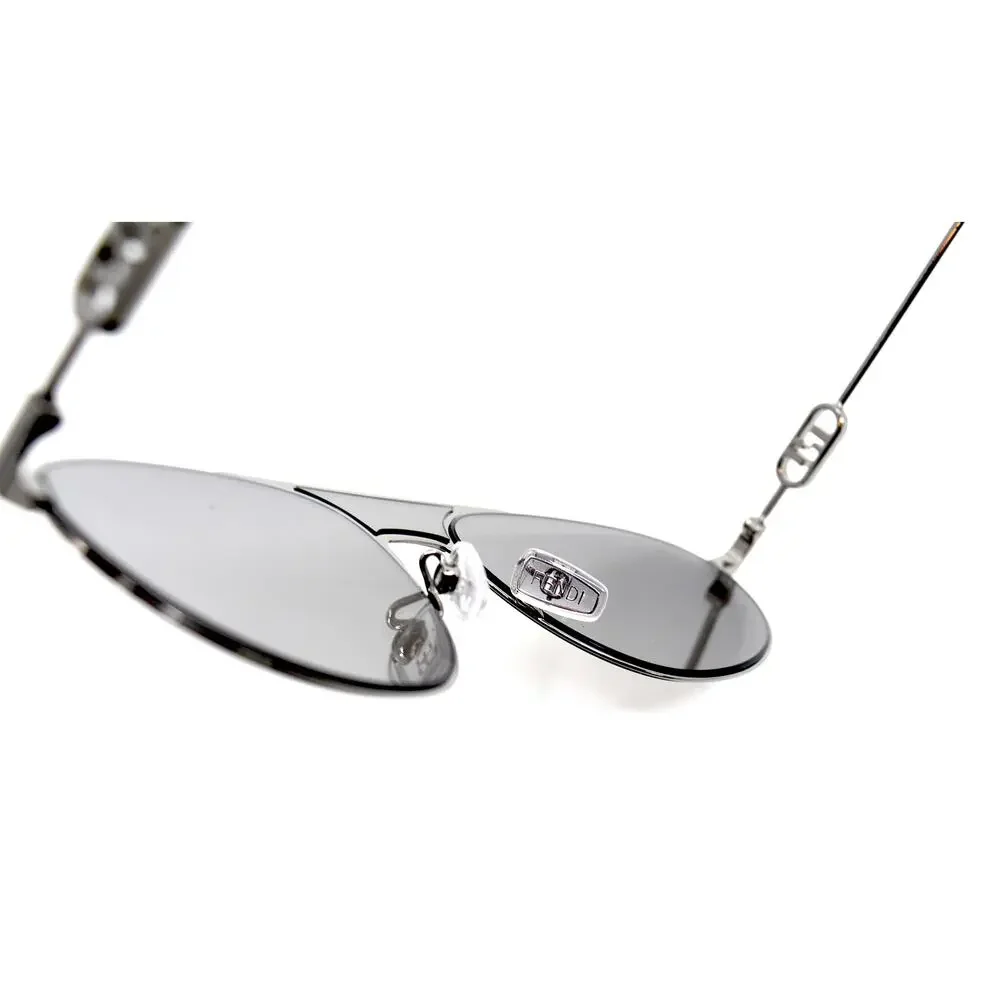 Fendi FE40072U Silver Mirror Sunglasses | Light Ruthenium | Authentic | New